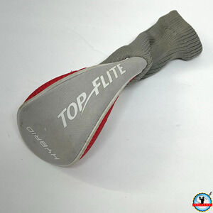 Top Flite Hybrid Head Cover Gray Red White